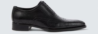 Gucci GG leather Derby shoes