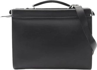 Fendi Pre-owned Cross Body Bags, male, Black, Size: ONE SIZE Pre-owned Peekaboo Handbag