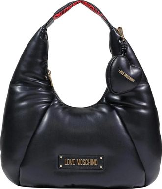 Love Moschino Print Bag - Dames - Schoudertassen - Zwart - ONE Size - Tassen