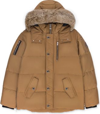Moose Knuckles Wood/Bronze Original 3Q Shearling Jacket