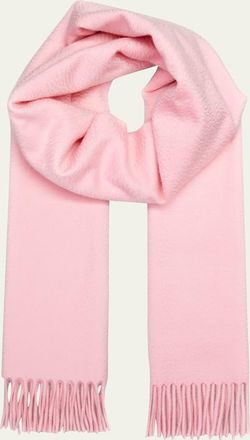 Loro Piana Cashmere Sciarpa Grande Fringe-Trim Scarf