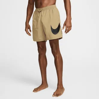 Nike Mens Swim Breaker 7 Fully Lined Volley Shorts in Brown | NESSF508-241