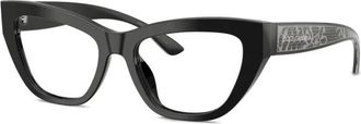 Dolce & Gabbana Dg 3412 501 Optical Frame - Dames - Brillen - Zwart - 53 MM - Accessoires