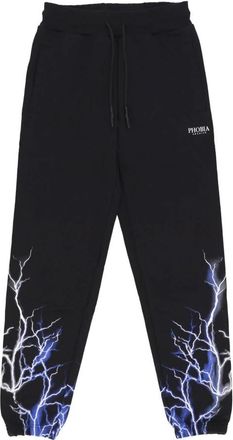 Phobia Archive Lightning Pant - Heren - Sweatpants - Zwart - M - Katoen - Broeken