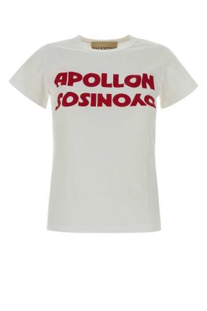 Valentino Garavani White Cotton T Shirt