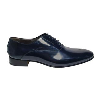 Pollini Heren, Schoenen, Blauw, Maat: 45 EU Leer