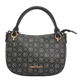 Carlo Colucci Hobo Bag - Dames - Handtassen - Zwart - ONE Size - Tassen