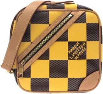 Louis Vuitton Borsa a spalla Damier Canvas Pre-owned - - Pre-owned - Donna - Giallo - ONE SIZE