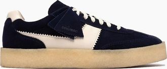 Clarks Mens CLARKS ORIGINALS TOR 80 TRAINER NAVY COMBINATION - Black - Size: 10