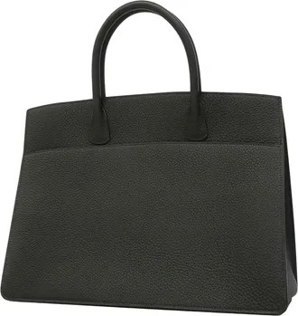 Herm&egrave;s Black Togo Leather Tote Bag (Pre-Owned)