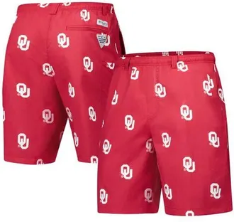 Columbia Mens Columbia Crimson Oklahoma Sooners PFG Backcast III Omni-Shade Shorts at Nordstrom, Size Xx-Large