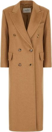 Max Mara Cappotto monopetto in cashmere - Marrone
