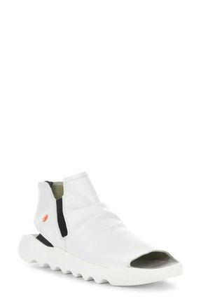 Softinos Wish Platform Wedge Sandal in 001 White Smooth Lea at Nordstrom Rack, Size 10-10.5Us / 41Eu