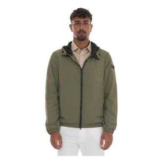 Peuterey Nigle U 01 Hooded Harrington Jas - Heren - Zomerjassen - Groen - M - Polyester - Jassen