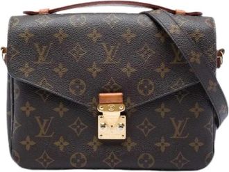 Louis Vuitton Pre-owned Pochette Metis - Dames - Vintage Schoudertas - Bruin - ONE Size - Vintage