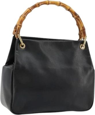 Gucci Pre-owned Handbags, female, Black, Size: ONE SIZE Pre-owned Vintage Hand Bag