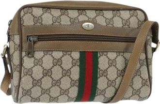 Gucci Pre-owned Cross Body Bags, female, Beige, Size: ONE SIZE Pre-owned Cross Body Bag