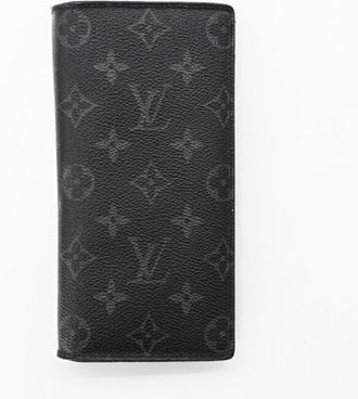 Louis Vuitton Monogram Eclipse Black Monogram Eclipse Long Wallet (Bi-Fold) (Pre-Owned)