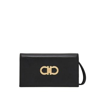 Ferragamo Double Gancini Leather Mini Bag