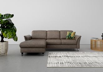 Sit&more Ecksofa »Maggiore L-Form« wahlweise mit Kopfteilverstellung, Bettfunktion und Bettkasten