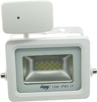 Trade Shop Trade Shop - Faretto Fari Led Ip65 Con Sensor Crepuscolare 10w 20 W 30 50 100 - -10 Vatios