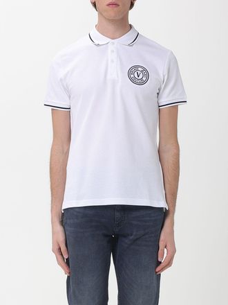 Versace Jeans Couture Polo in cotone con logo Versace Jeans Couture