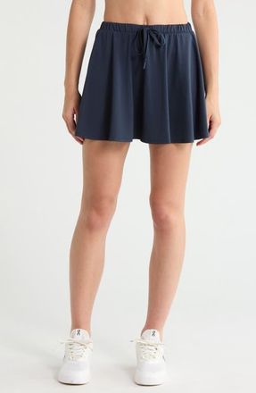 Beyond Yoga Sport Active Drawcord Miniskirt in Nocturnal Navy at Nordstrom, Size X-Small
