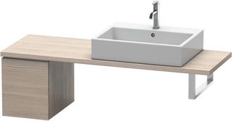 Duravit Consola Baja L-cube 320x477x400mm Pino Plateado