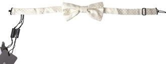 Dolce & Gabbana Ivoor Fantasy Patroon Verstelbare Necktie Papillon Strik