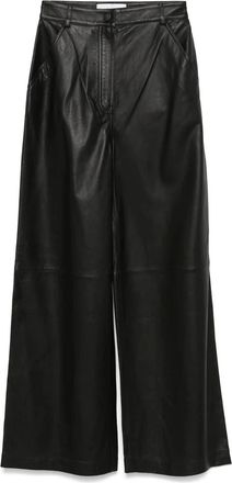 Yves Salomon Mujer, Pantalones, Negro, Talla: M