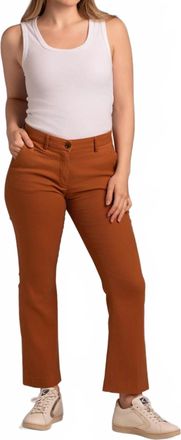 Mason's New York Trumpet Chino Pants In Rust