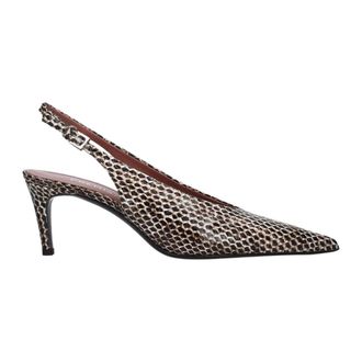 Premiata Zapatos de sal&oacute;n destalonados con estampado de pit&oacute;n - Shoes - Mujer - Multicolor - 37 EU
