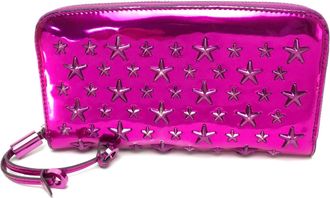 Jimmy Choo London Leather Long Wallet (Bi-Fold) (Pre-Owned)