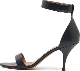 Givenchy Sandali in pelle con cinturino alla caviglia - Nero