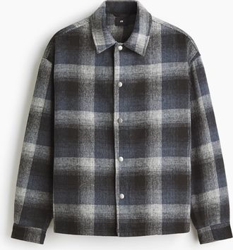 H&M Overshirt in Relaxed Fit - Blue