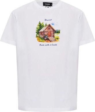 Dsquared2 Wit Overhemd voor Mannen - Heren - T-shirts - Wit - XL - Tops
