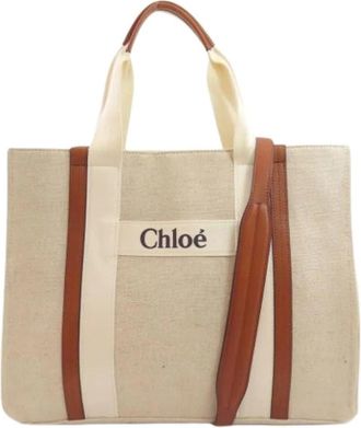 Chlo&eacute; Pre-owned Tote Bags, female, Brown, Size: ONE SIZE Pre-owned Tote Bag