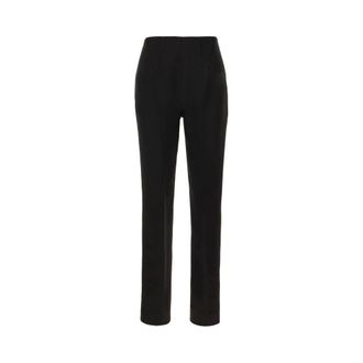 Sportmax Broeken, Dames, Zwart, M, Slim-fit broek