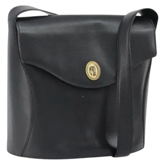 Dior Pre-owned Vintage Leren Schoudertas - Dames - Pre-owned - Zwart - Maat: ONE Size Leer