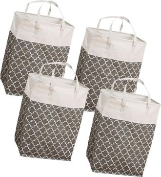 OEM Juego De 4 Contenedores De Ropa Extragrandes - Linterna Gris