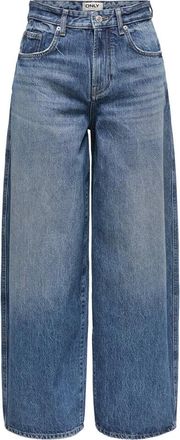 Only Only - Denim Barrel Jeans - Dames - Jeans - Blauw - Maat: L L32 Denim