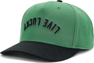Black Clover Upside Down Luck 6 Adjustable Hat Baseball Caps Black/Green, Cotton
