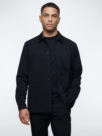 Genti Overshirt Thomas zwart