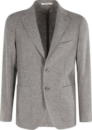 Tagliatore Monopetto Wolkasjmere Spinata - Heren - Blazers - Bruin - XL - Wol - Jassen