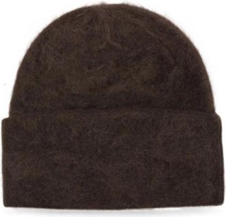 Soft Goat Muts - Dames - Hoeden - Bruin - ONE Size - Wol - Accessoires