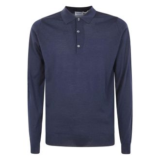 John Smedley Hombre, Jerseys, Negro, Talla: M
