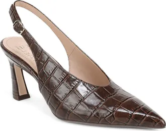 Naturalizer Elaine Slingback Pointed Toe Pump in Chocolate at Nordstrom, Size 9.5