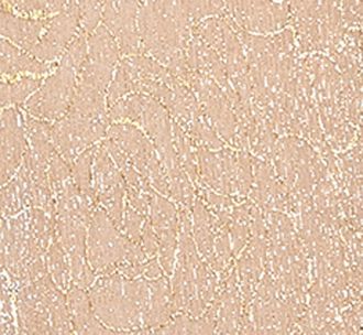 Adrianna Papell Metallic Mesh Draped Gown In Rose Gold