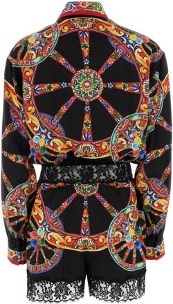 Dolce & Gabbana Ruote Carretto Jumpsuit - Black