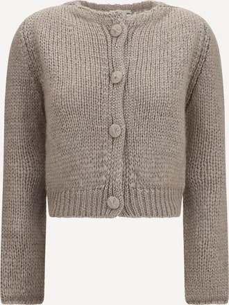 Forte_Forte FORTE_FORTE Cardigan a maglia grossa con bottoni Woman II